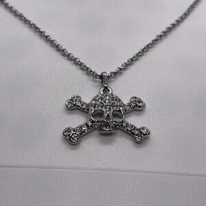 Vivienne Westwood Skull Stone Chain Vintage Saturn Orb Punk Neckl